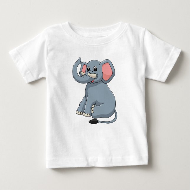 Camiseta De Bebé Elefante (Anverso)