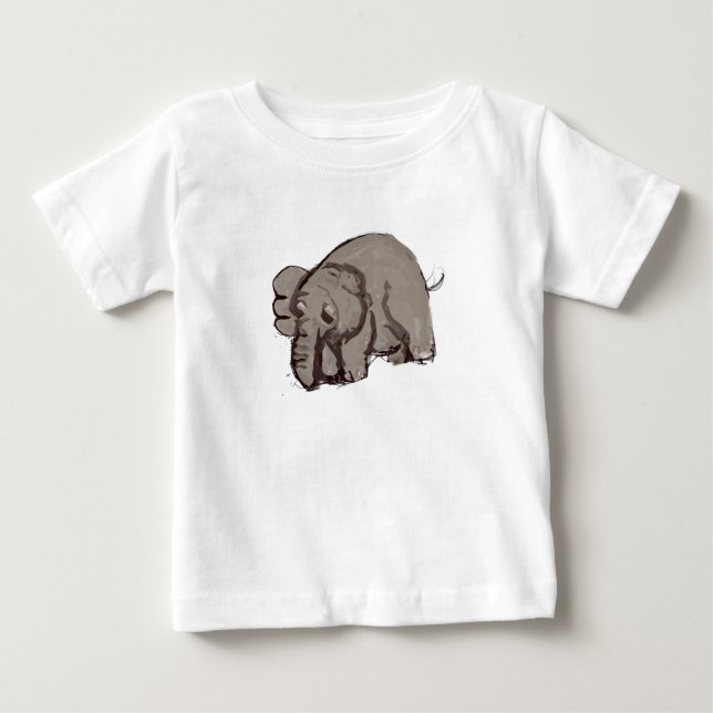 Camiseta De Bebé Elefante (Anverso)