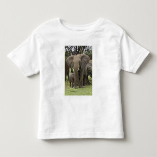 Camiseta De Bebé Elefante africano Manada