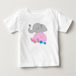 Camiseta de bebé elefante bebé