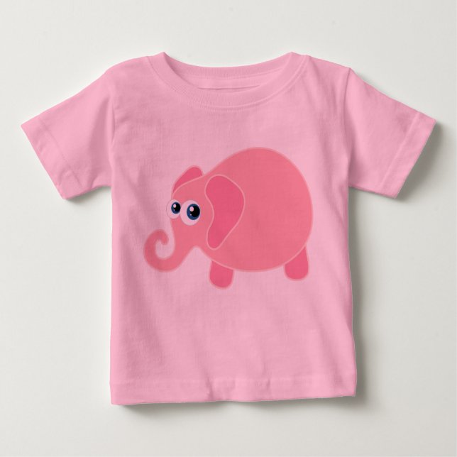 Camiseta De Bebé Elefante bebé (Anverso)