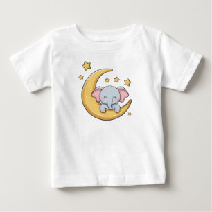 Camiseta De Bebé elefante bebé feliz