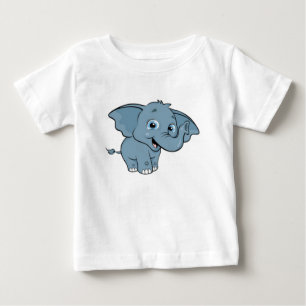 Camiseta De Bebé Elefante bebé lindo