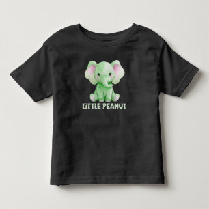 Camiseta De Bebé Elefante Bebé Maní Pequeño