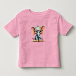 Camiseta De Bebé Elefante Bebé Sabio