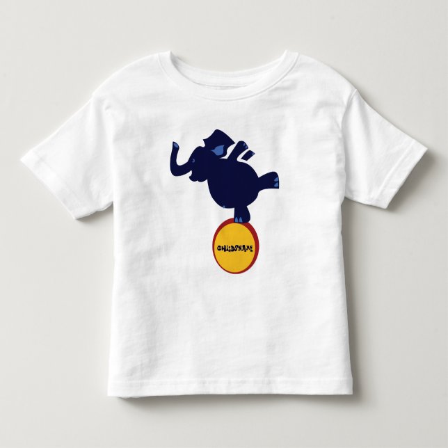 Camiseta De Bebé Elefante Circus (Anverso)