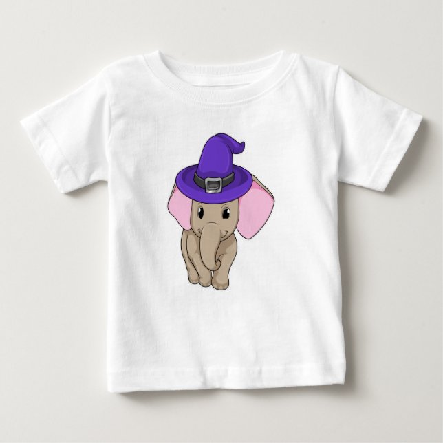 Camiseta De Bebé Elefante como asistente (Anverso)