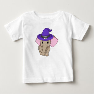 Camiseta De Bebé Elefante como Mago