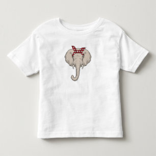 Camiseta De Bebé Elefante con Bandana