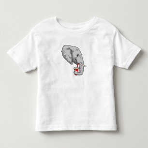 Camiseta De Bebé Elefante con bebida