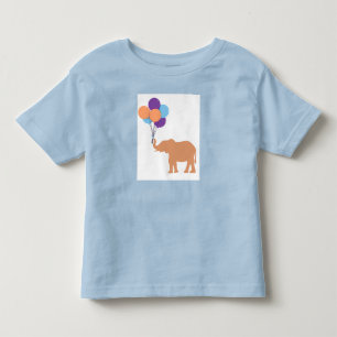 Camiseta De Bebé Elefante de globo