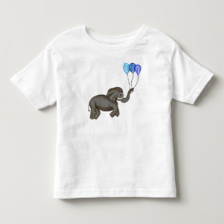 Camiseta De Bebé Elefante de la Celebración (Azul)