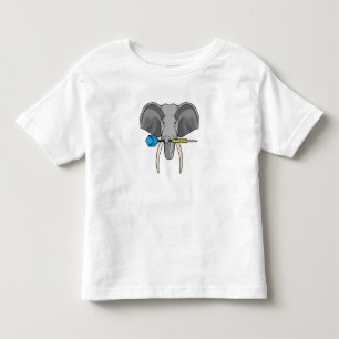 Camiseta De Bebé Elefante en Darts con Dart