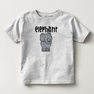 Camiseta De Bebé Elefante gris