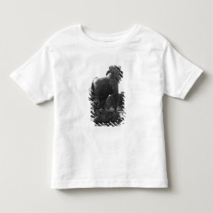 Camiseta De Bebé Elefante joven cogido en una trampa