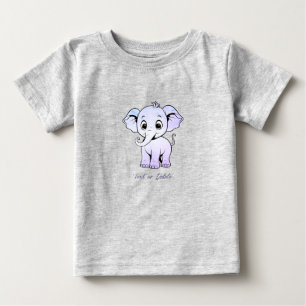 Camiseta de bebé elefante lindo