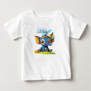 Camiseta De Bebé elefante lindo