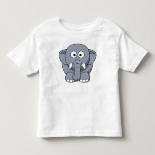 Camiseta De Bebé Elefante lindo por completo