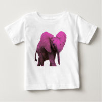 Elefante rosado para el bebé