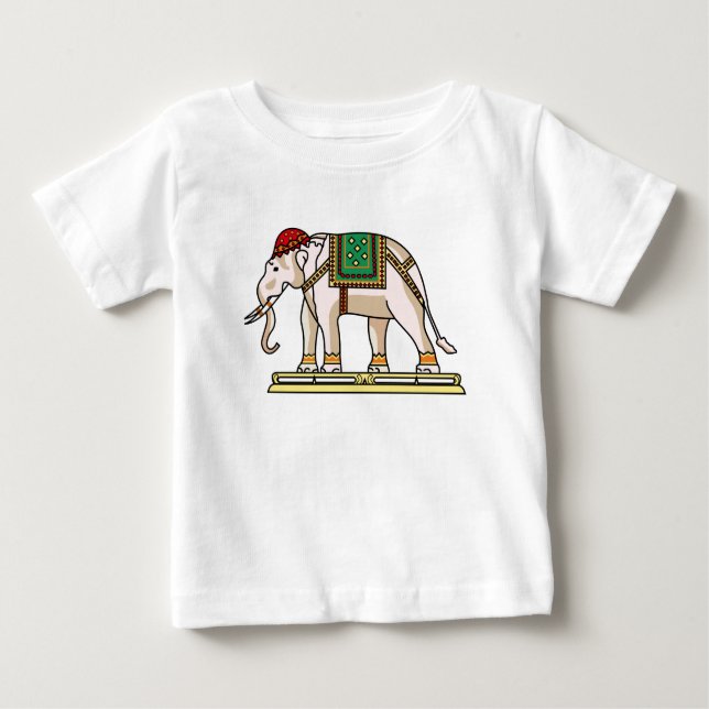 Camiseta De Bebé Elefante tailandés T-Shirt (Anverso)