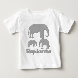 Camiseta De Bebé Elefantes
