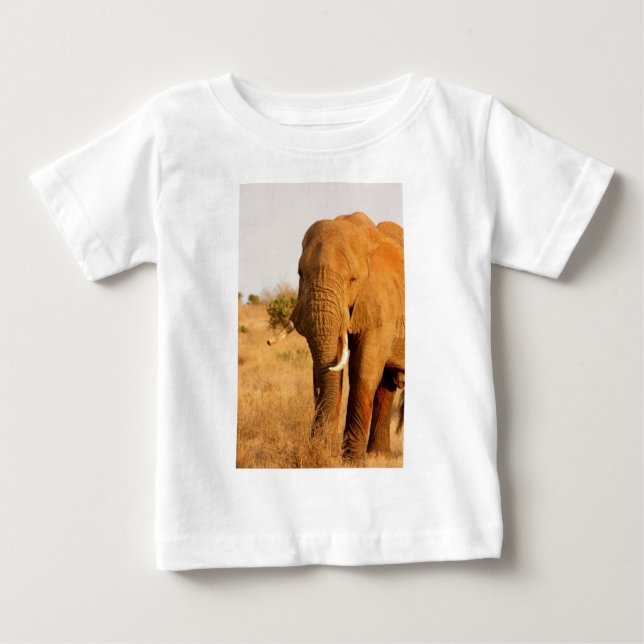 Camiseta De Bebé Elefantes (Anverso)