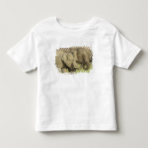 Camiseta De Bebé Elefantes asiáticos indios