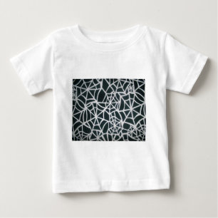Camiseta De Bebé Elegancia clásica Hermoso arte web blanco y negro