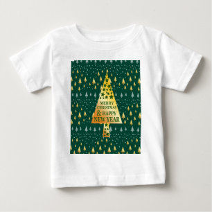 Camiseta De Bebé Elegante árbol de Navidad
