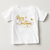 Elegante caligrafía de oro festivo Feliz Navidad