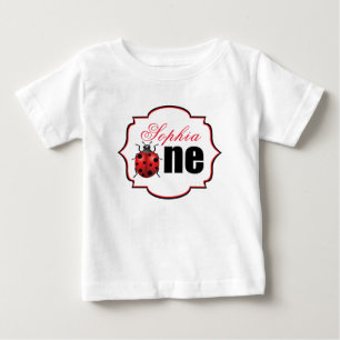 Camiseta De Bebé Elegante Ladybug Personalizado