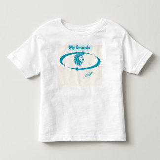 Camiseta De Bebé Elegante logotipo de león azul de "Mis Marcas" con