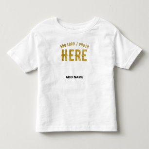 CAMISETA DE BEBÉ ELEGANTE MODERNO PERSONALIZABLE BLANCO VERIFICADO 