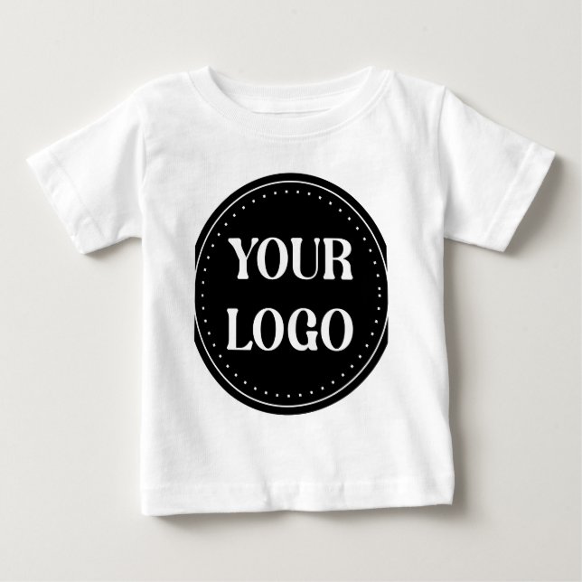 Camiseta De Bebé elegante, moderno, refinado y editable.  (Anverso)
