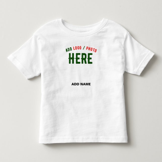 CAMISETA DE BEBÉ ELEGANTES PERSONALIZABLES BLANCOS MODERNOS VERIFIC (Anverso)