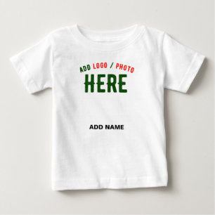 CAMISETA DE BEBÉ ELEGANTES PERSONALIZABLES BLANCOS VERIFICADOS DE M