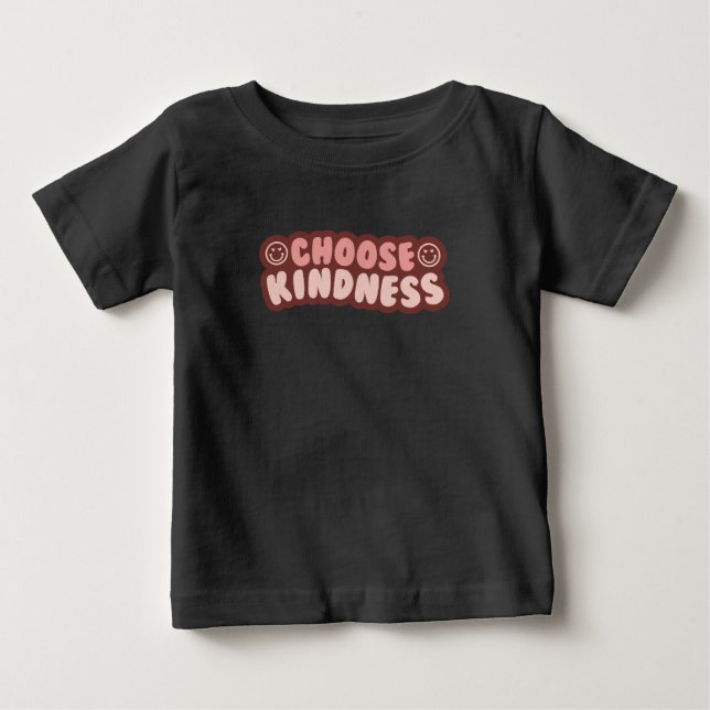 Camiseta De Bebé Elegir amabilidad (Anverso)