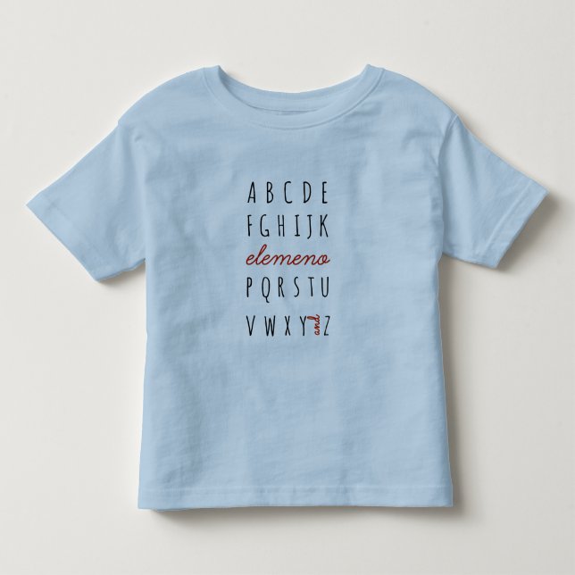 Camiseta De Bebé Elemeno (Anverso)