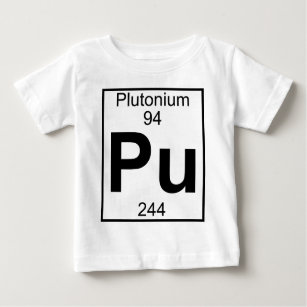 Camiseta De Bebé Elemento 094 - PU - Plutonio (lleno)
