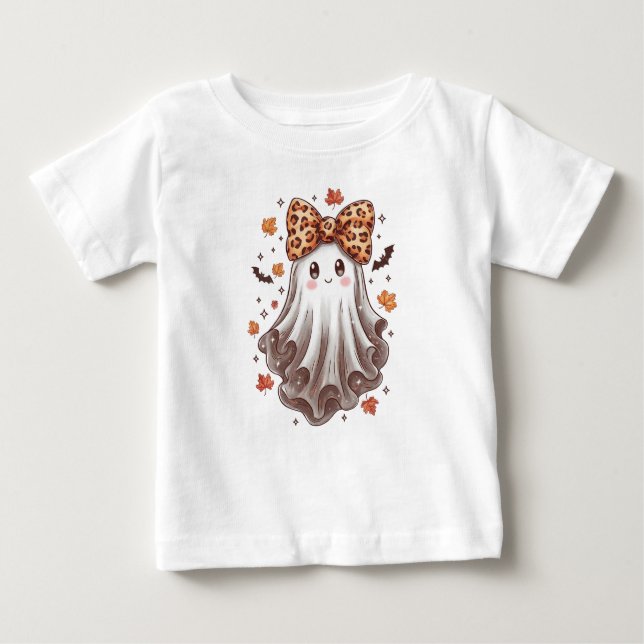 Camiseta De Bebé Elemento espeluznante de bruja de calabaza de Hall (Anverso)