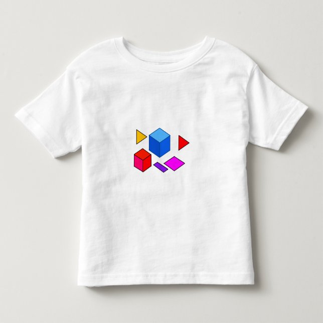 Camiseta De Bebé Elementos Geométricos Abstractos Patrón para Minim (Anverso)