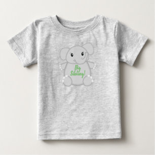 Camiseta De Bebé Elephant Baby Shower Safari