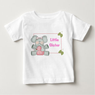 Camiseta De Bebé Elephant Dragonflies zoológico de Little Brother