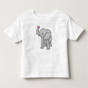 Camiseta De Bebé Elephant Lollipop
