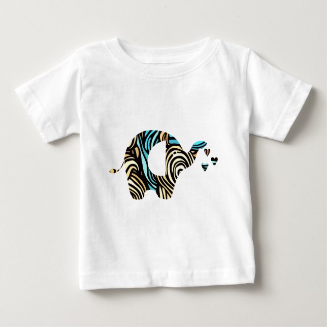 Camiseta De Bebé Elephant Love (Anverso)