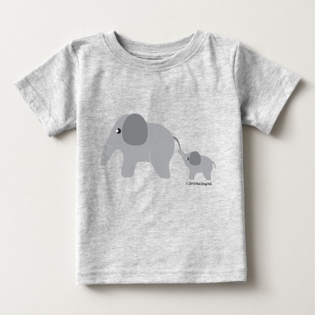 Camiseta De Bebé Elephant Shirt (Anverso)