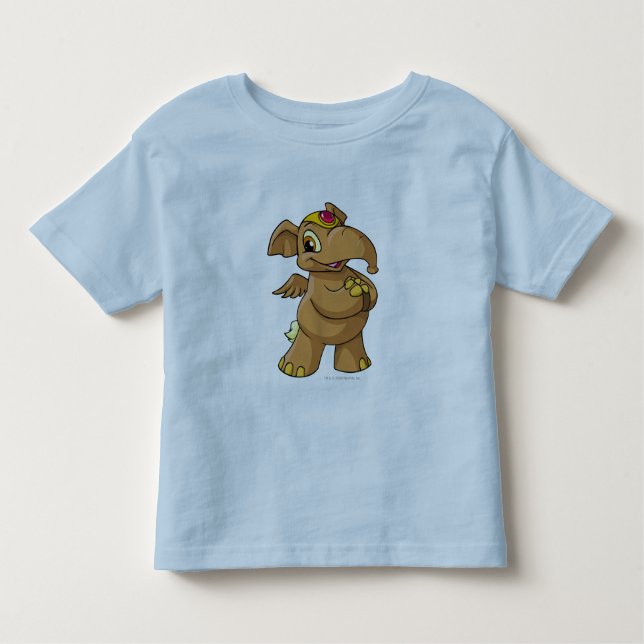 Camiseta De Bebé Elephante Brown (Anverso)