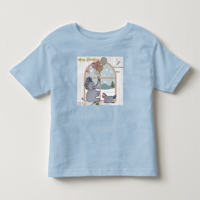 Camiseta De Bebé Eleze & Amigos Estampado Boganhues (Anverso)