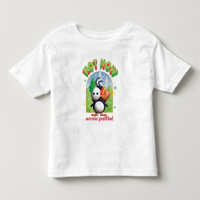 Camiseta De Bebé Elf the Movie | Not Now Arctic Puffin! (Anverso)