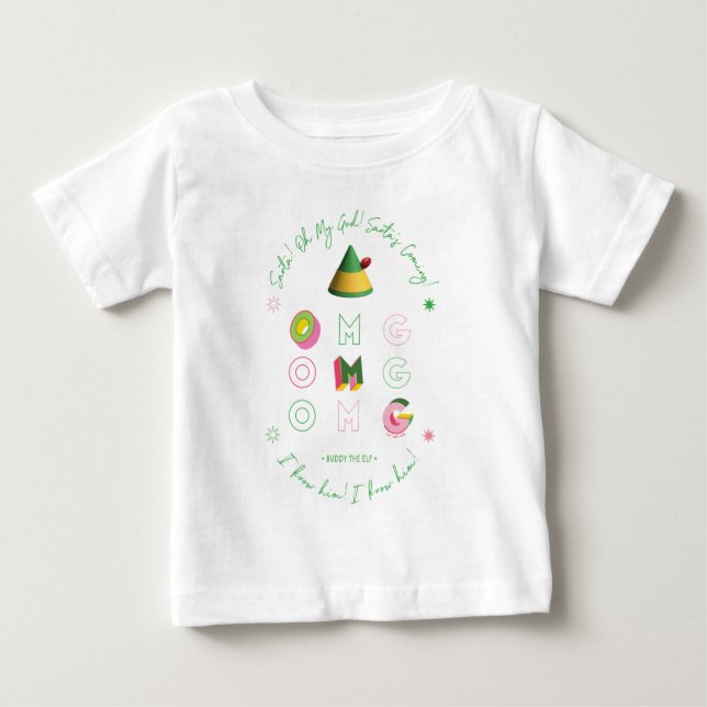 Camiseta De Bebé Elf the Movie | Santa OMG (Anverso)